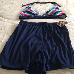 Via Marina 2pc bathing suit. 16W. NWT